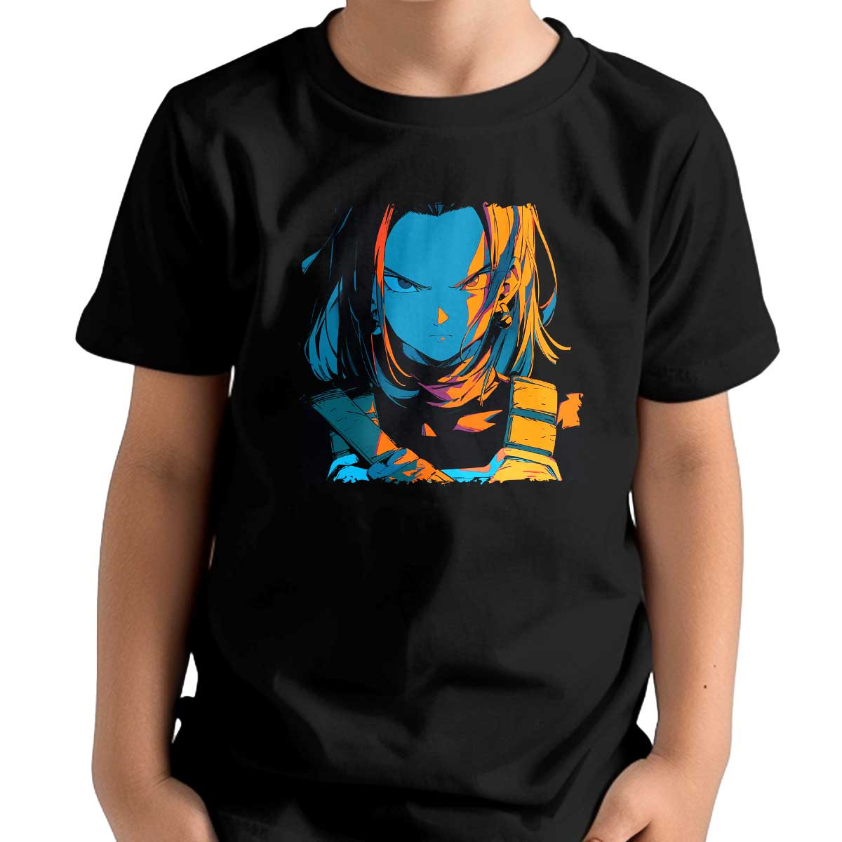 polera-ni-os-dragon-ball-android-17-en-colores-sage-y-dorado