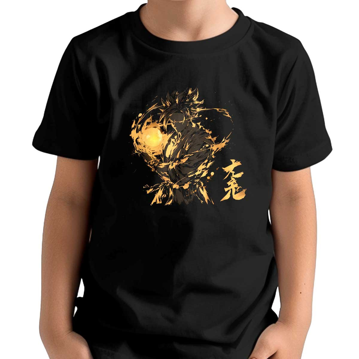 polera-ni-os-goku-aura-dorada-en-negro-talla-24