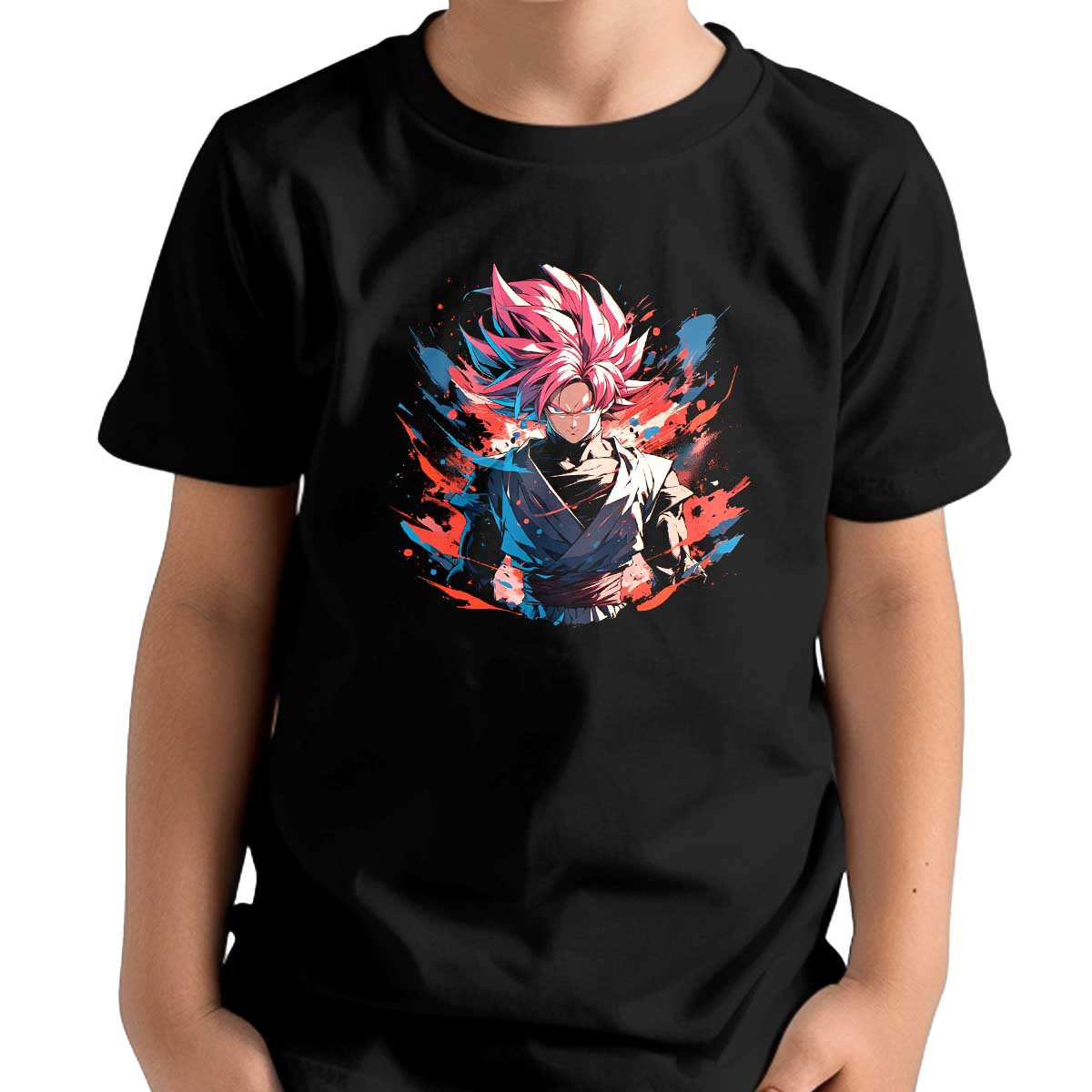 polera-ni-os-goku-super-saiyan-azul-y-rosa-minimalista