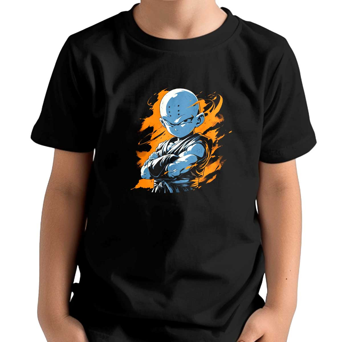 polera-ni-os-krillin-expresi-n-seria-en-colores-ndigo-y-naranja-04