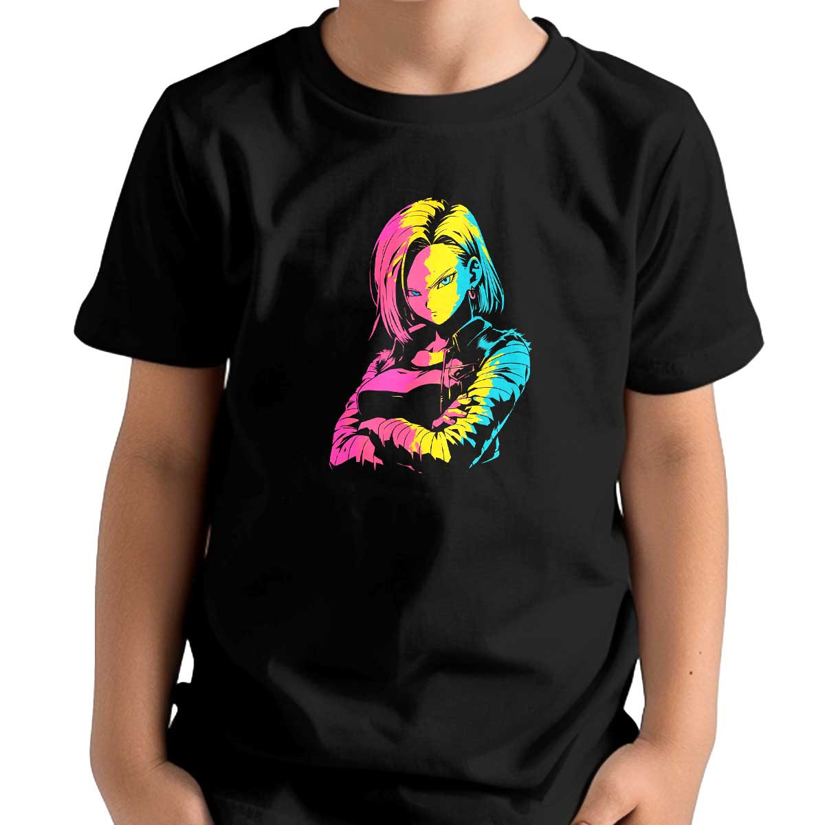 polera-ni-os-personalizadas-oferta-android-18-spectro-transl-cidas