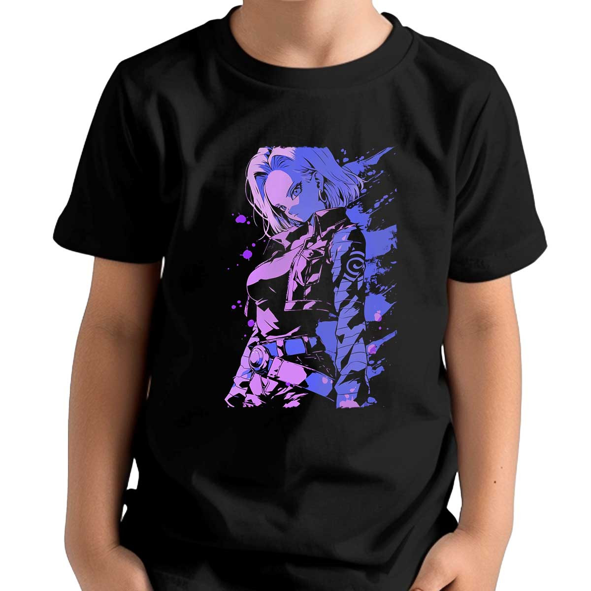 polera-unisex-dragon-ball-android-18-en-colores-hueso-y-periwinkle