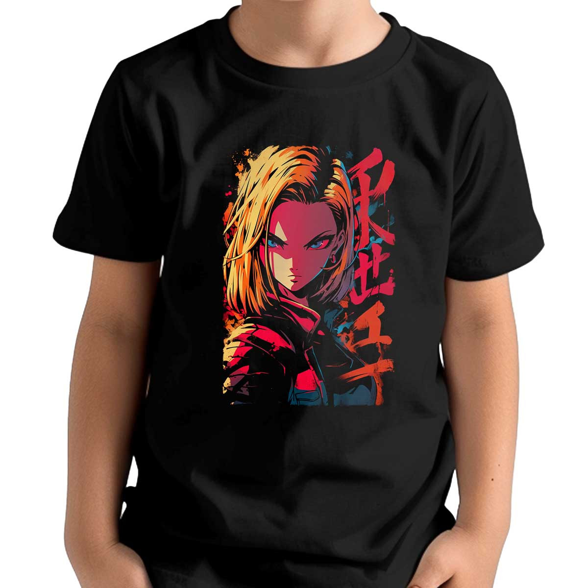 polera-unisex-estampada-frontal-android-18-en-croma-l-quida