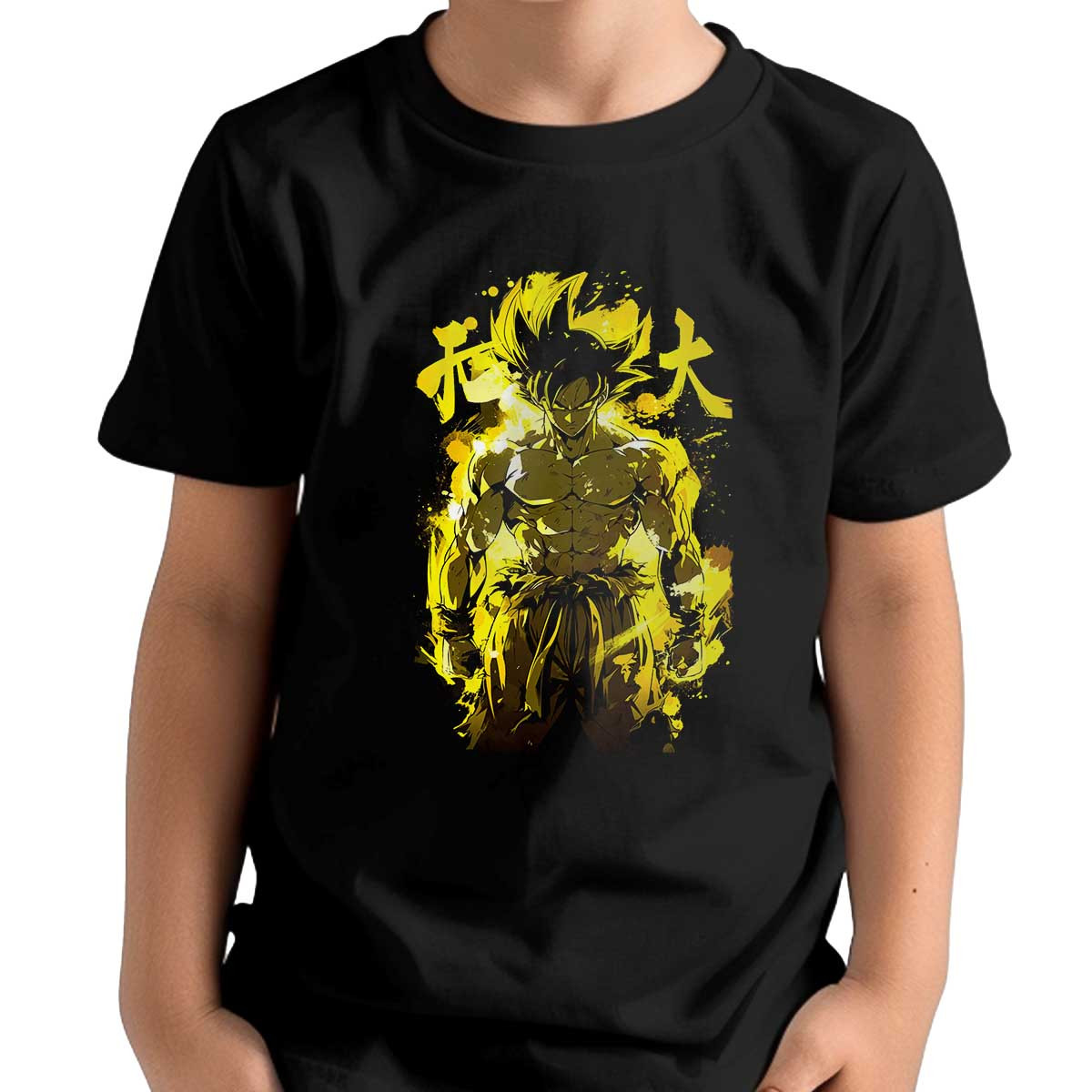 polera-unisex-estampada-frontal-goku-con-aura-dorada-en-umber-y-chartreu-04