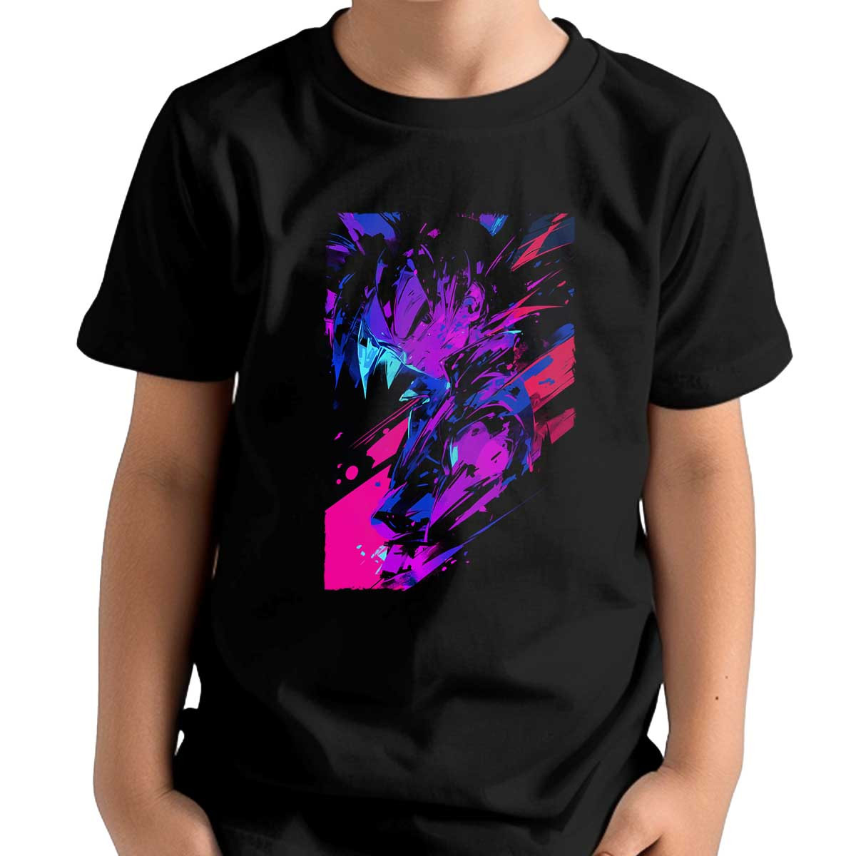 polera-unisex-juvenil-suave-goten-sketch-en-colores-iridiscentes-y-sutiles