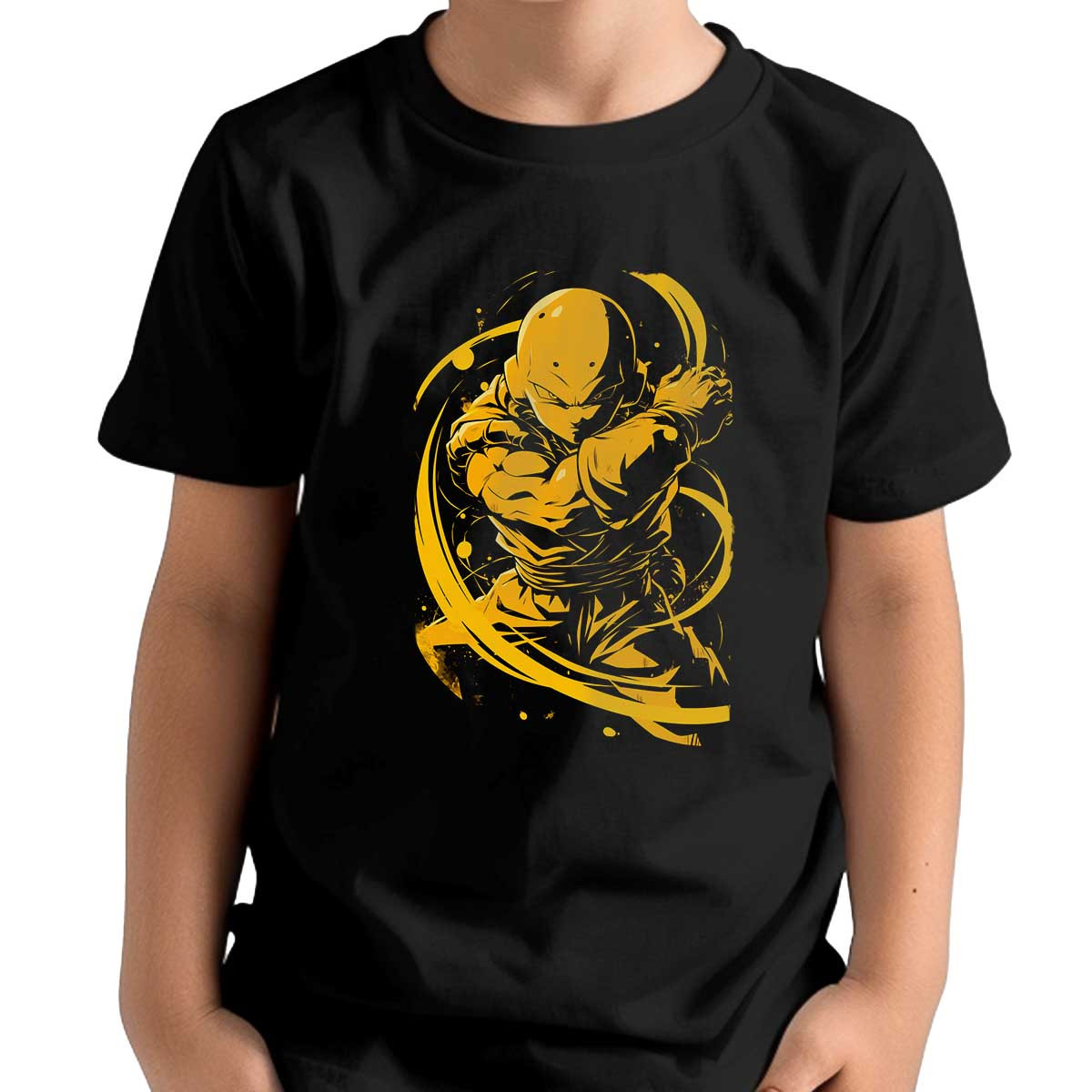 polera-unisex-silueta-krillin-econ-micas-en-tonos-mezclados-y-amarillos-24
