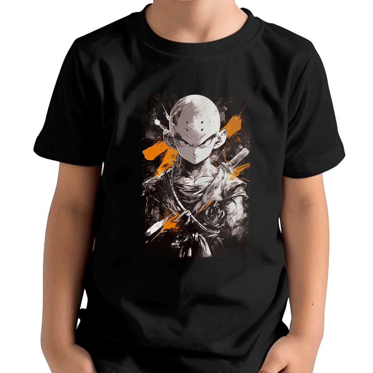 polera-unisex-vida-krillin-sketch-en-offwhite-y-colores-tinta-dragon-14