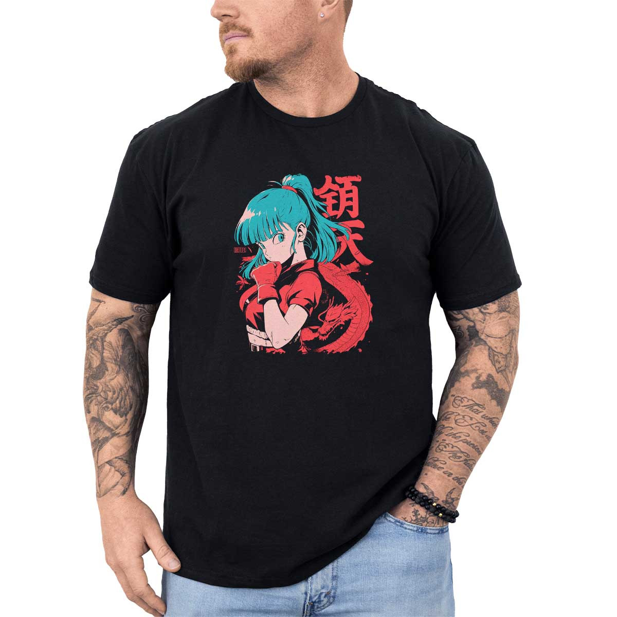 poleras-anime-bulma-con-caligraf-a-japonesa-en-onyx-y-salm-n