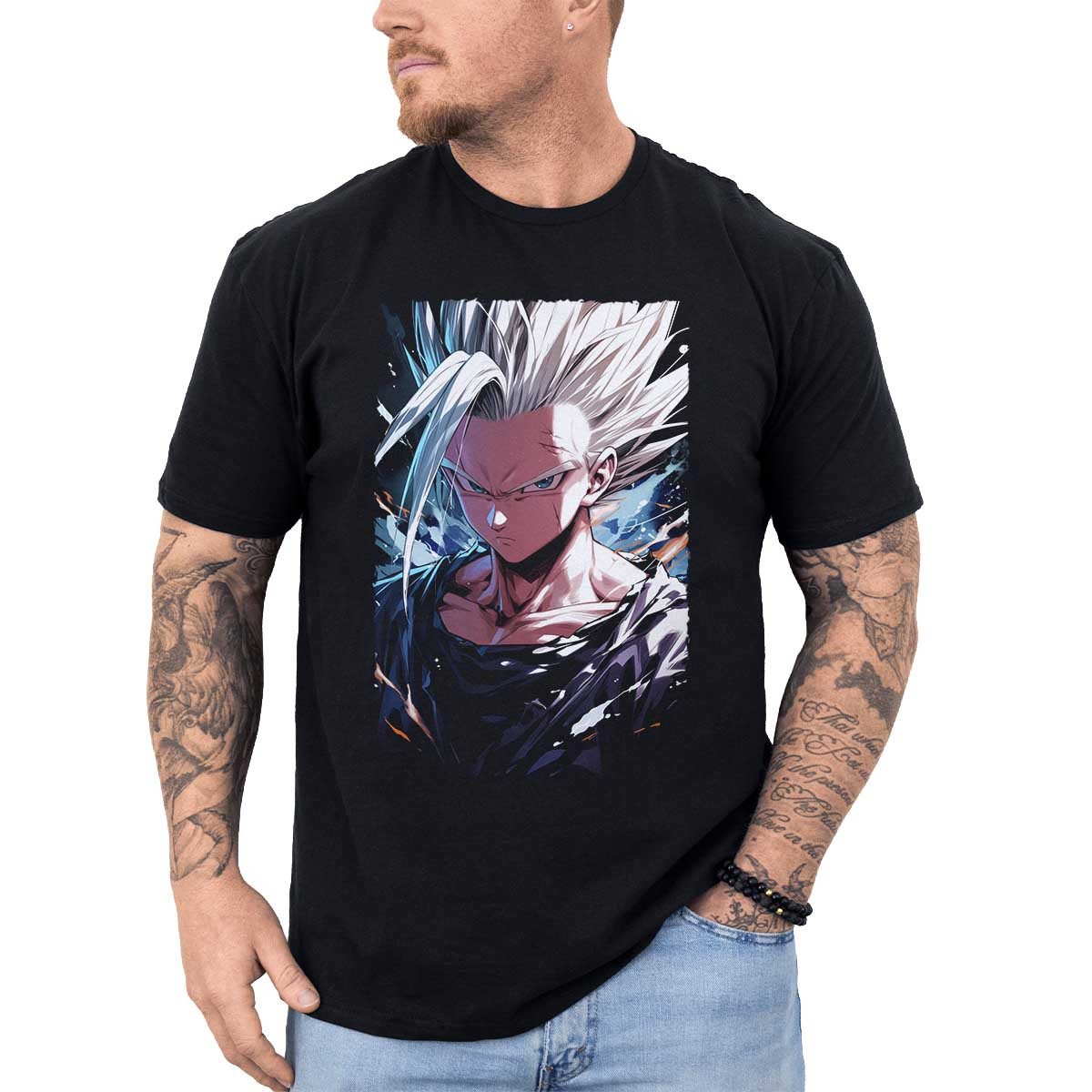 poleras-anime-gohan-face-closeup-en-colores-claros