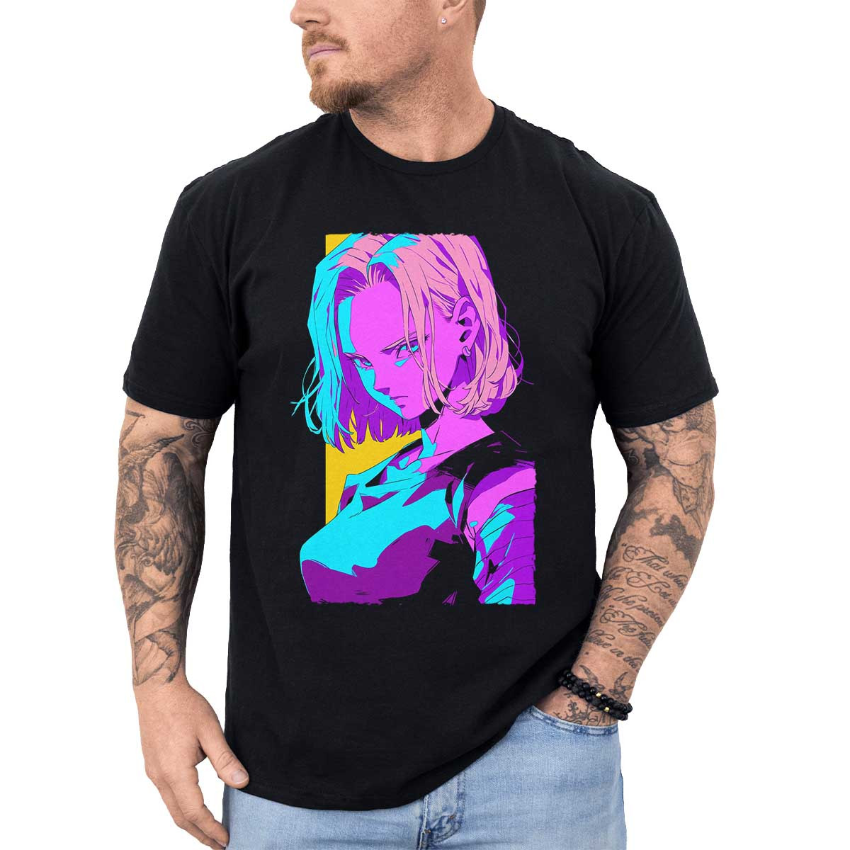 poleras-anime-lisa-armon-a-crom-tica-android-18-sketch-colores-suavemente-saturados-y-lechosos