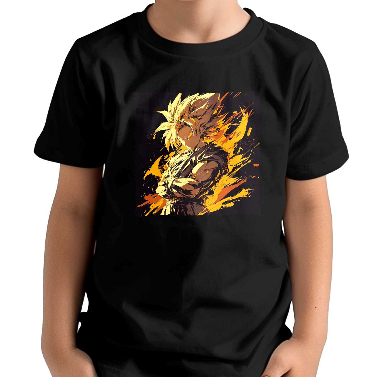 poleras-goku-super-saiyan-4-en-beige-y-amarillo