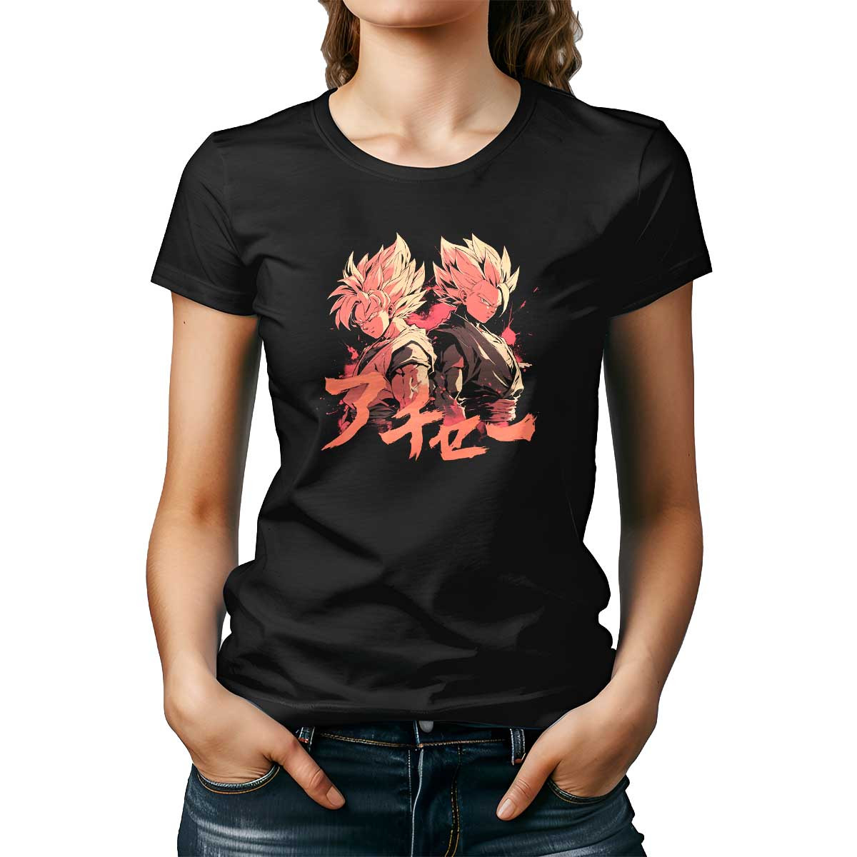 poleras-goku-y-vegeta-frente-a-frente-en-iridiscente-y-salm-n-c22