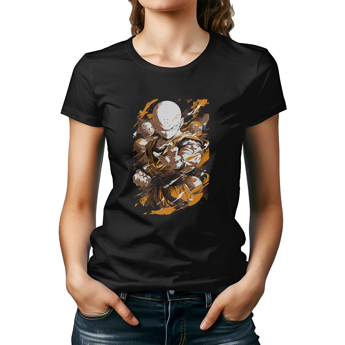 poleras-krillin-full-power-en-colores-crom-ticos-y-azafr-n