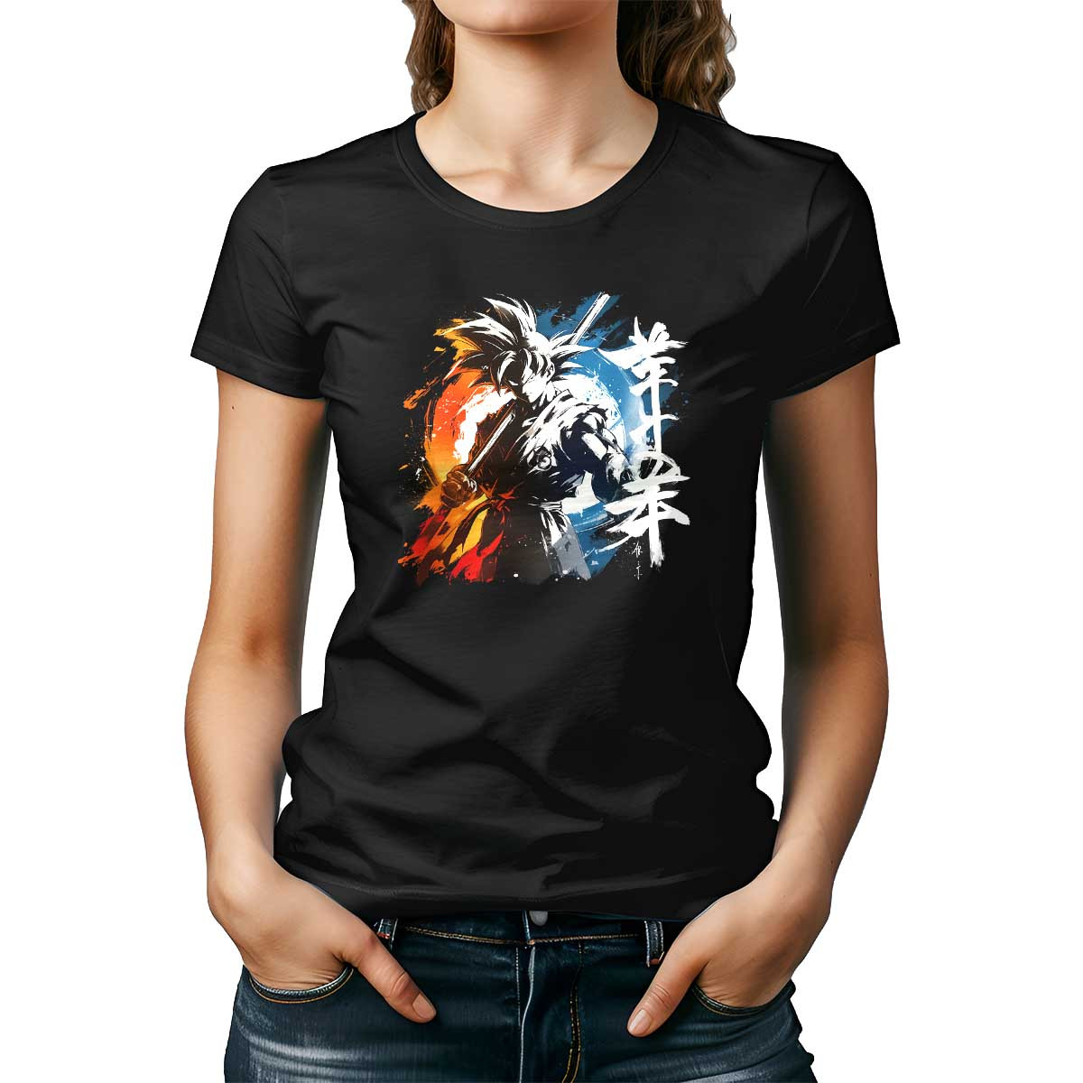 poleras-mujer-goku-con-su-bast-n-de-poder-arco-ris-y-azul-real