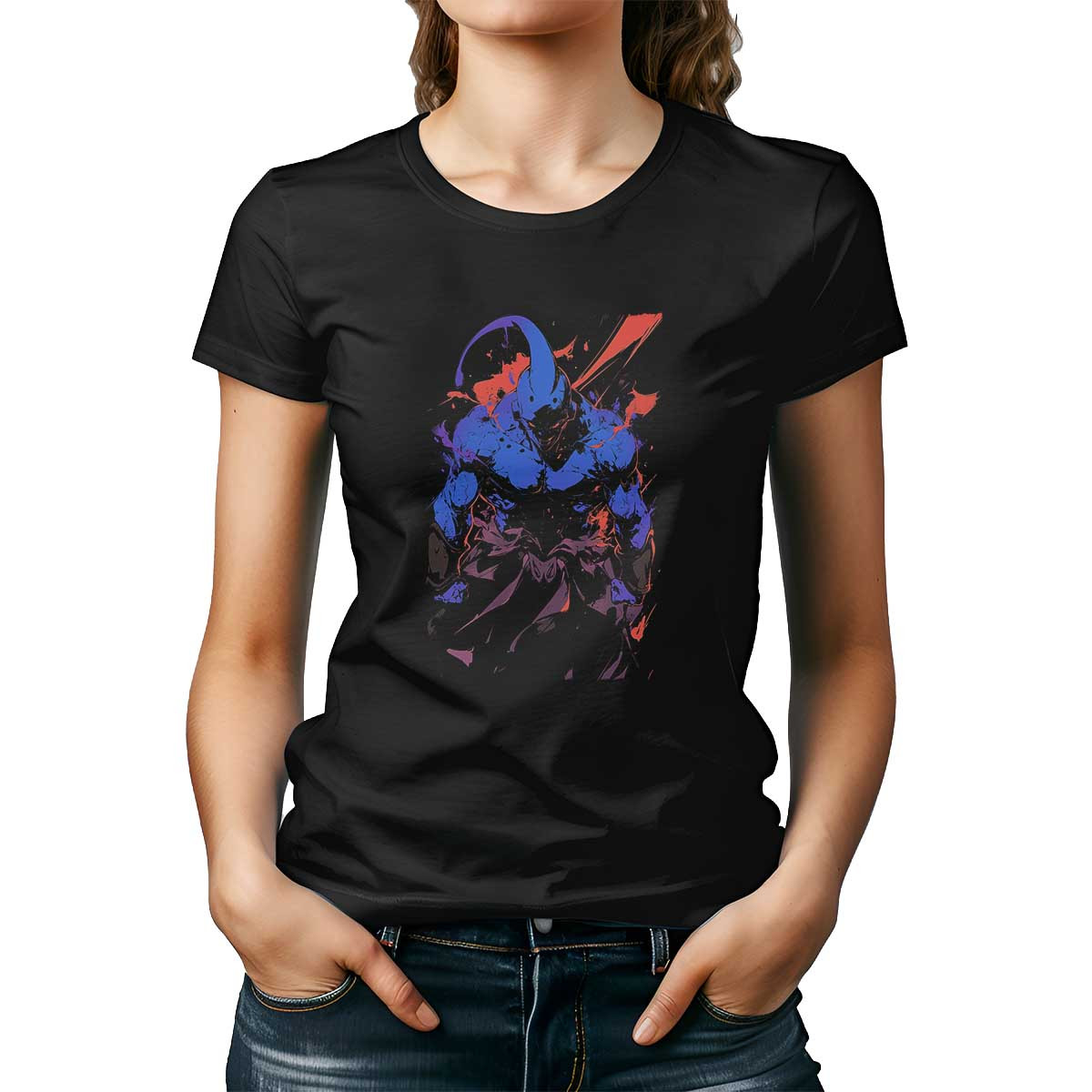poleras-mujer-majin-buu-sketch-en-azul-saturado-y-real-profundo