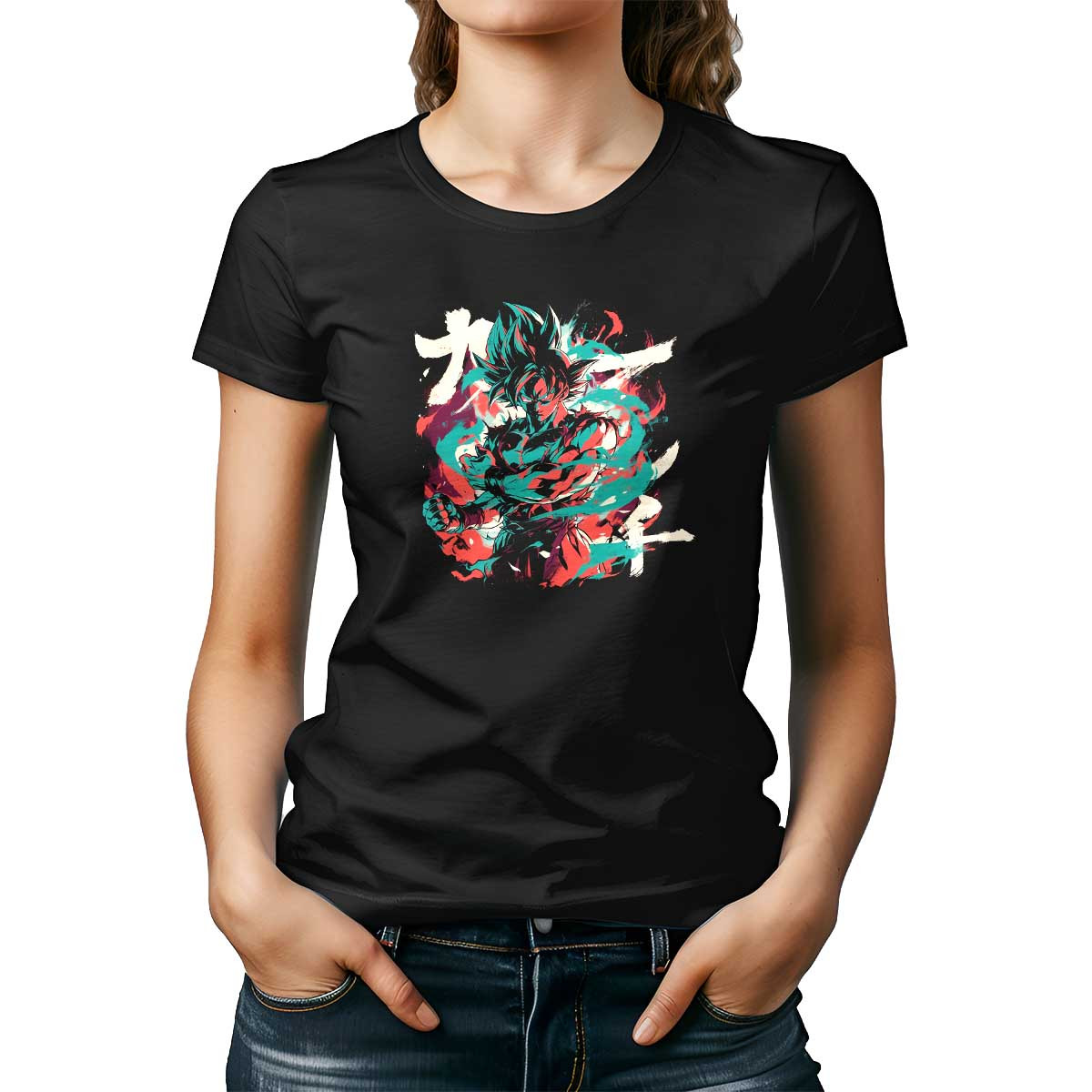 poleras-mujer-pop-art-goku-ultra-instinct-en-teal-y-ruby