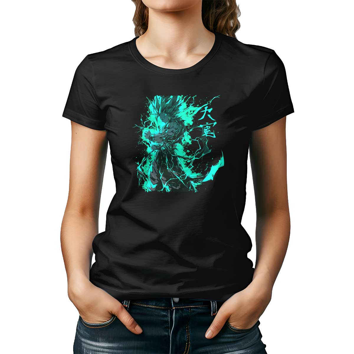 poleras-mujer-sensibilidad-art-stica-vegito-con-aura-el-ctrica-en-colores-esmeralda-f-22