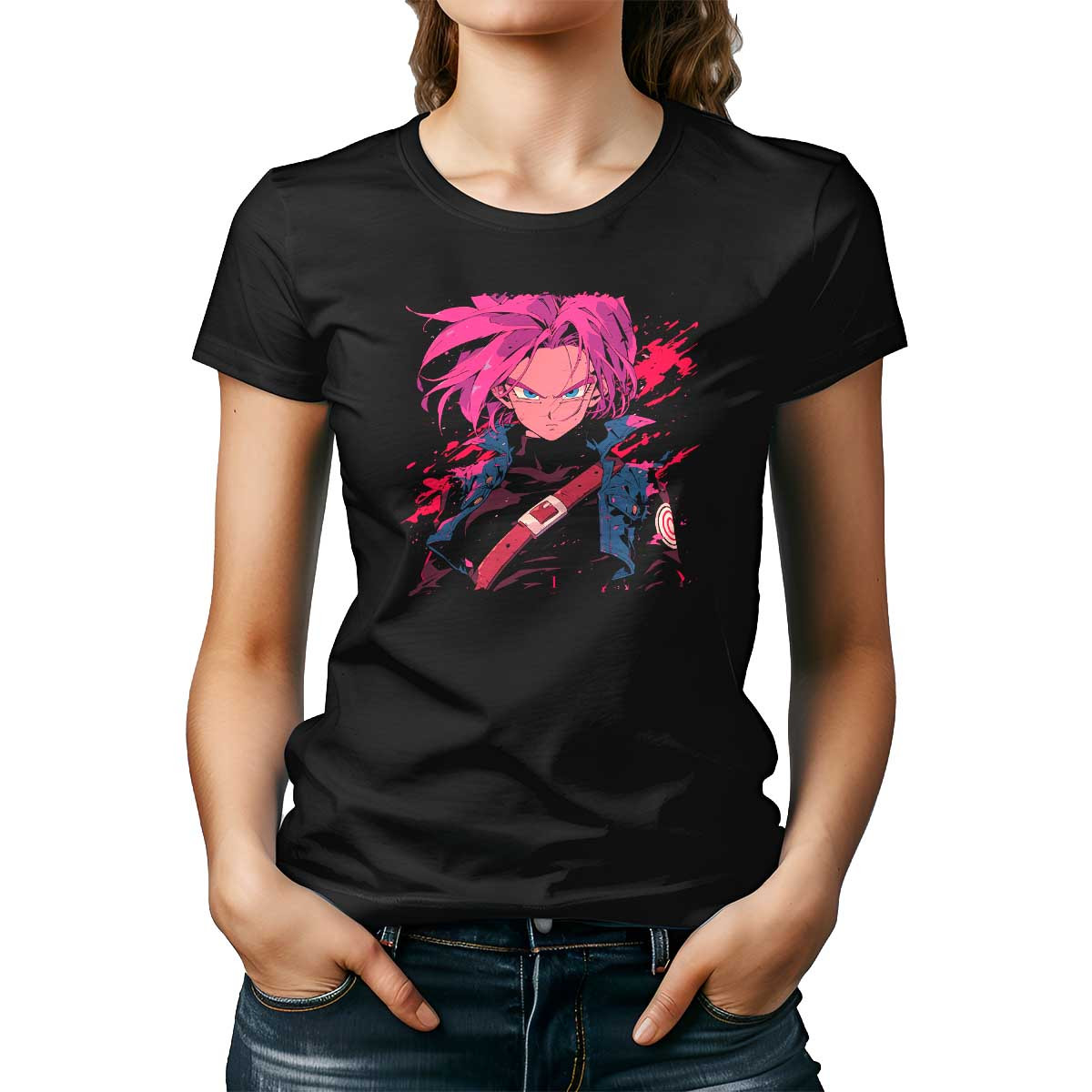 poleras-mujer-trunks-en-nieve-y-rosa-dragon-ball-tem-tica