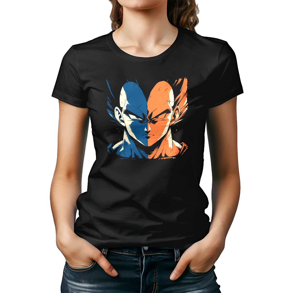 poleras-mujer-vegeta-face-closeup-impacto-visual-cerulean-y-apricot