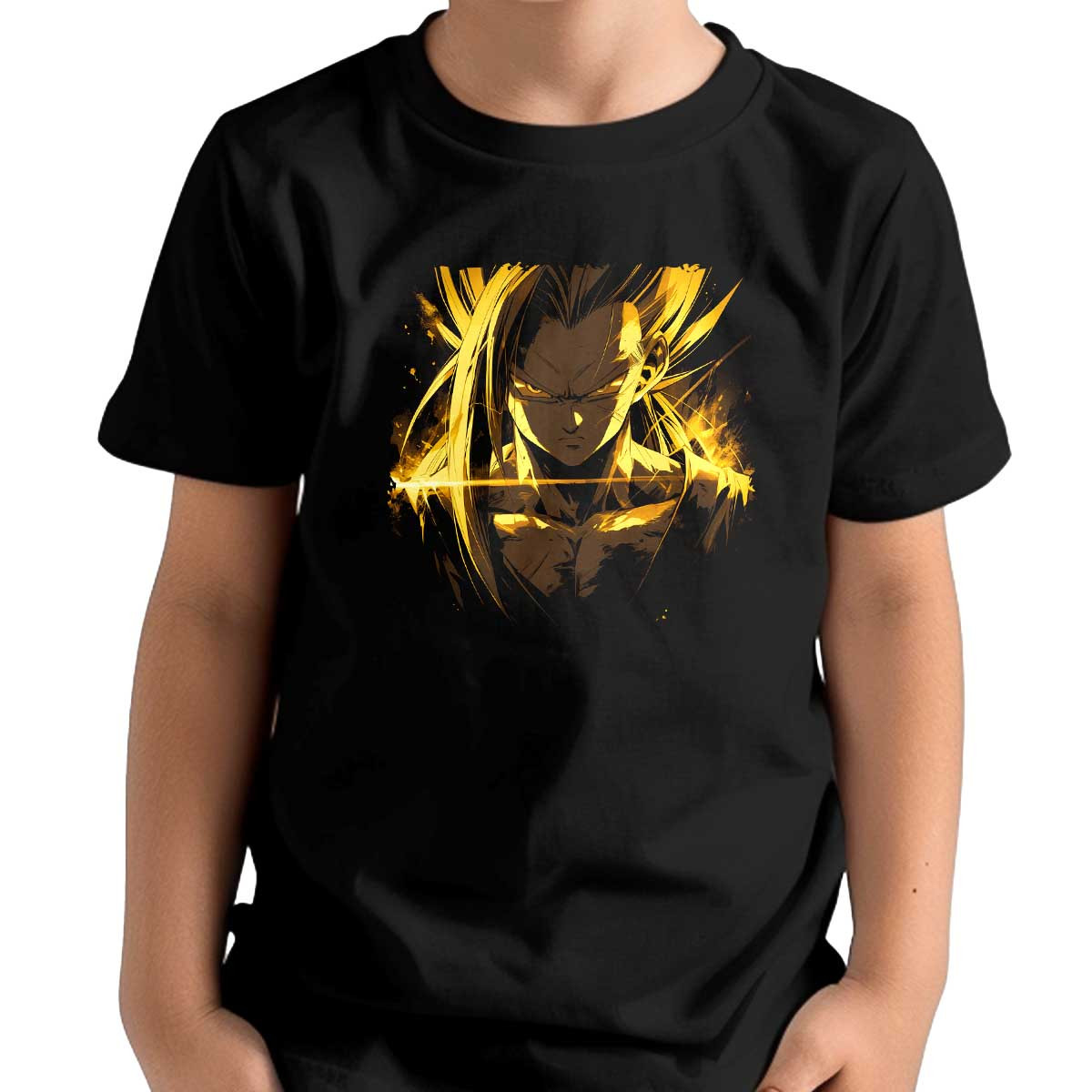 poleras-suave-multicolor-gohan-face-closeup-in-canary-and-brass-colors