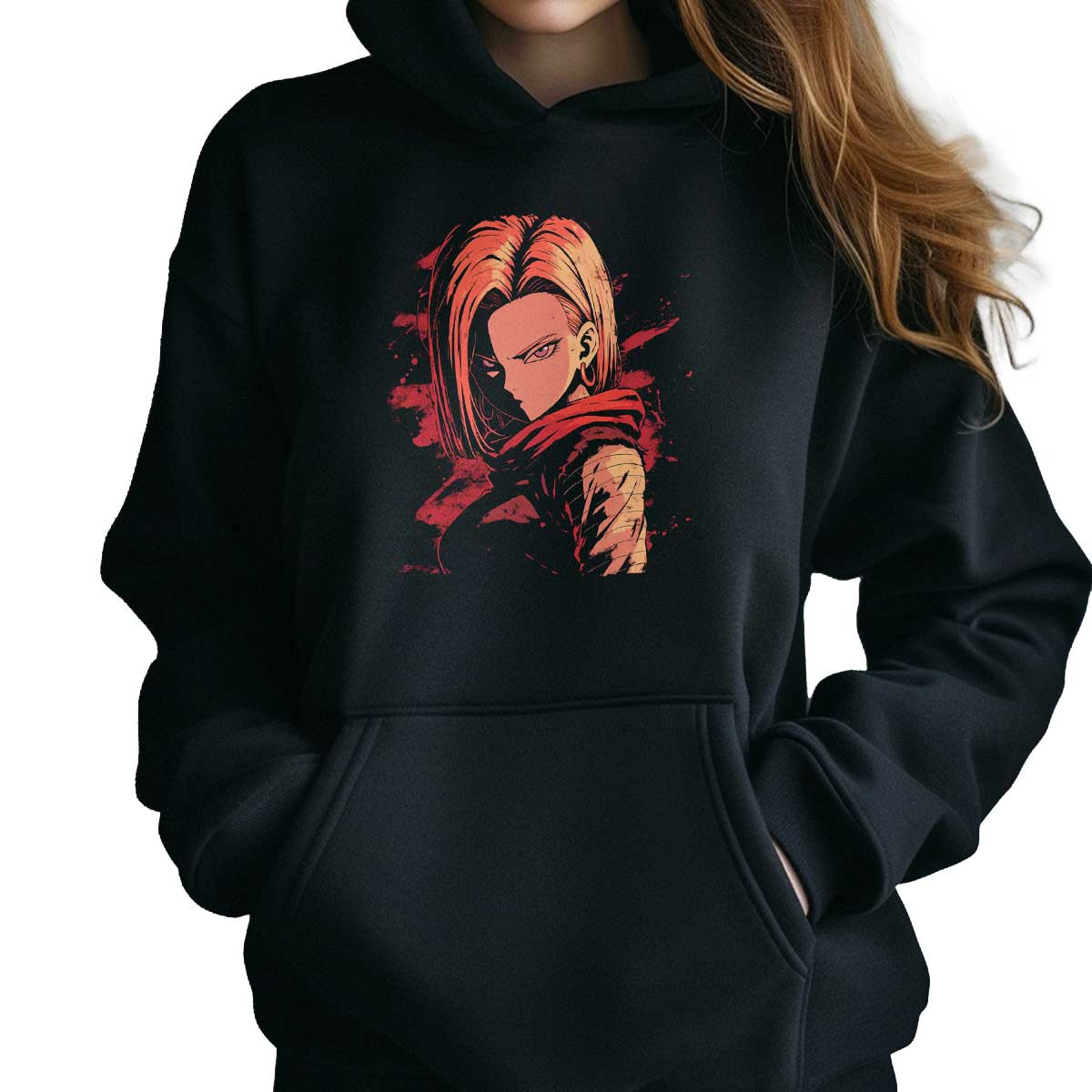poleron-anime-android-18-impacto-visual-en-caoba-y-cardenal
