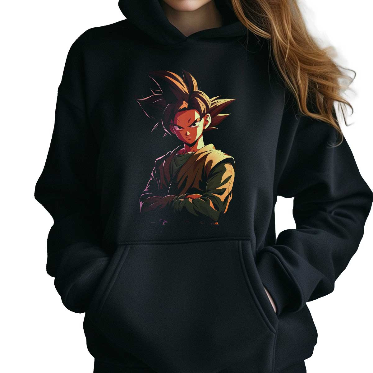 poleron-anime-goten-en-oliva-e-ink-textura-d-03