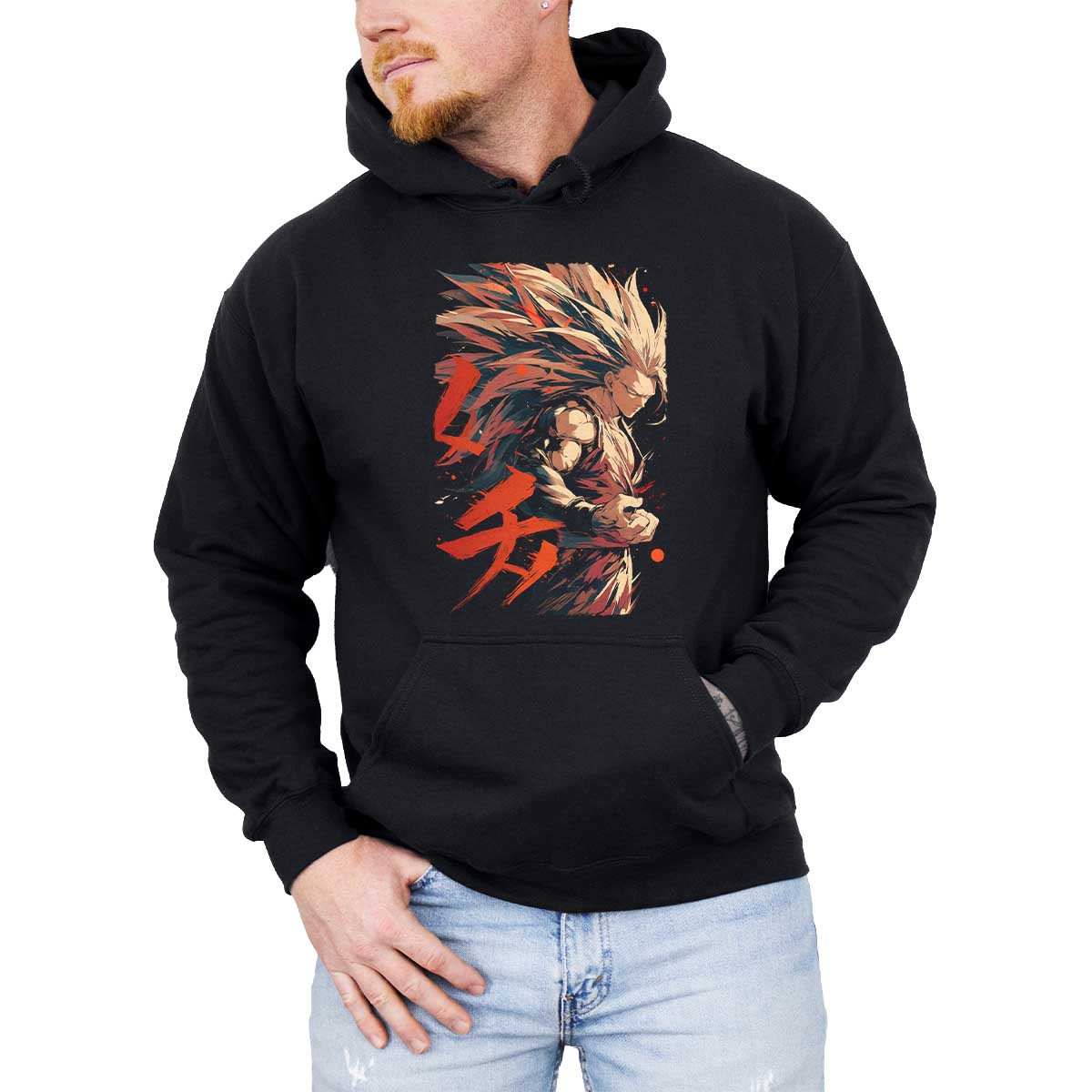 poleron-anime-hombre-goku-super-saiyan-3-en-color-ladrillo