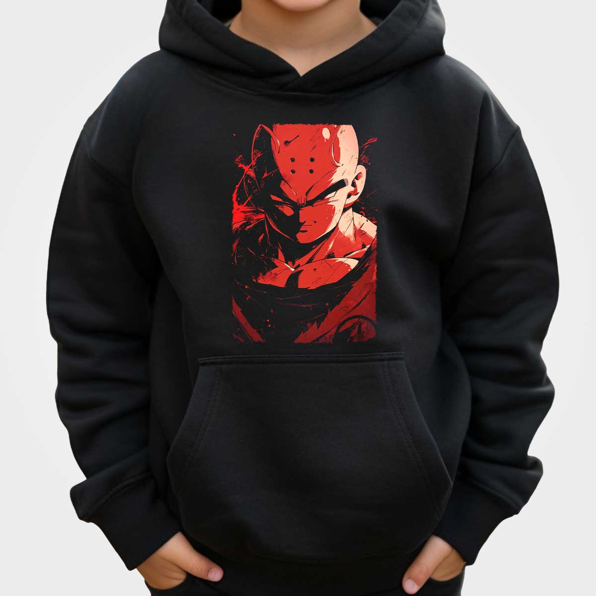 poleron-anime-krillin-face-en-escarlata-y-tonos-atrayentes