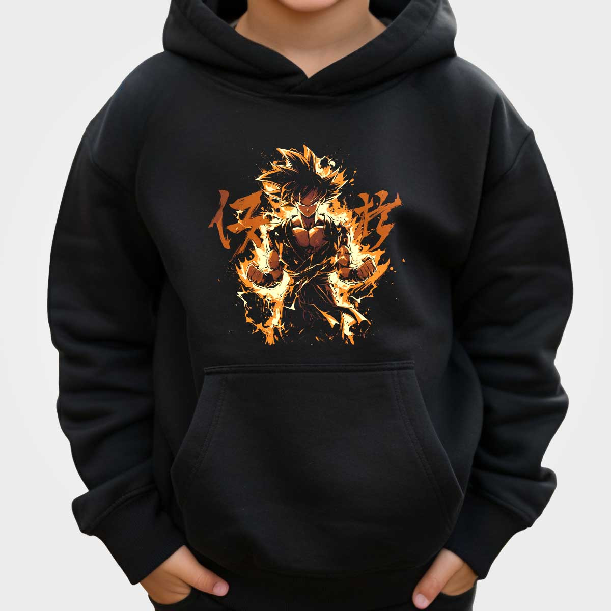 poleron-anime-ni-a-algodon-artesanal-goku-aura-el-ctrica-en-rust-y-bronze-25