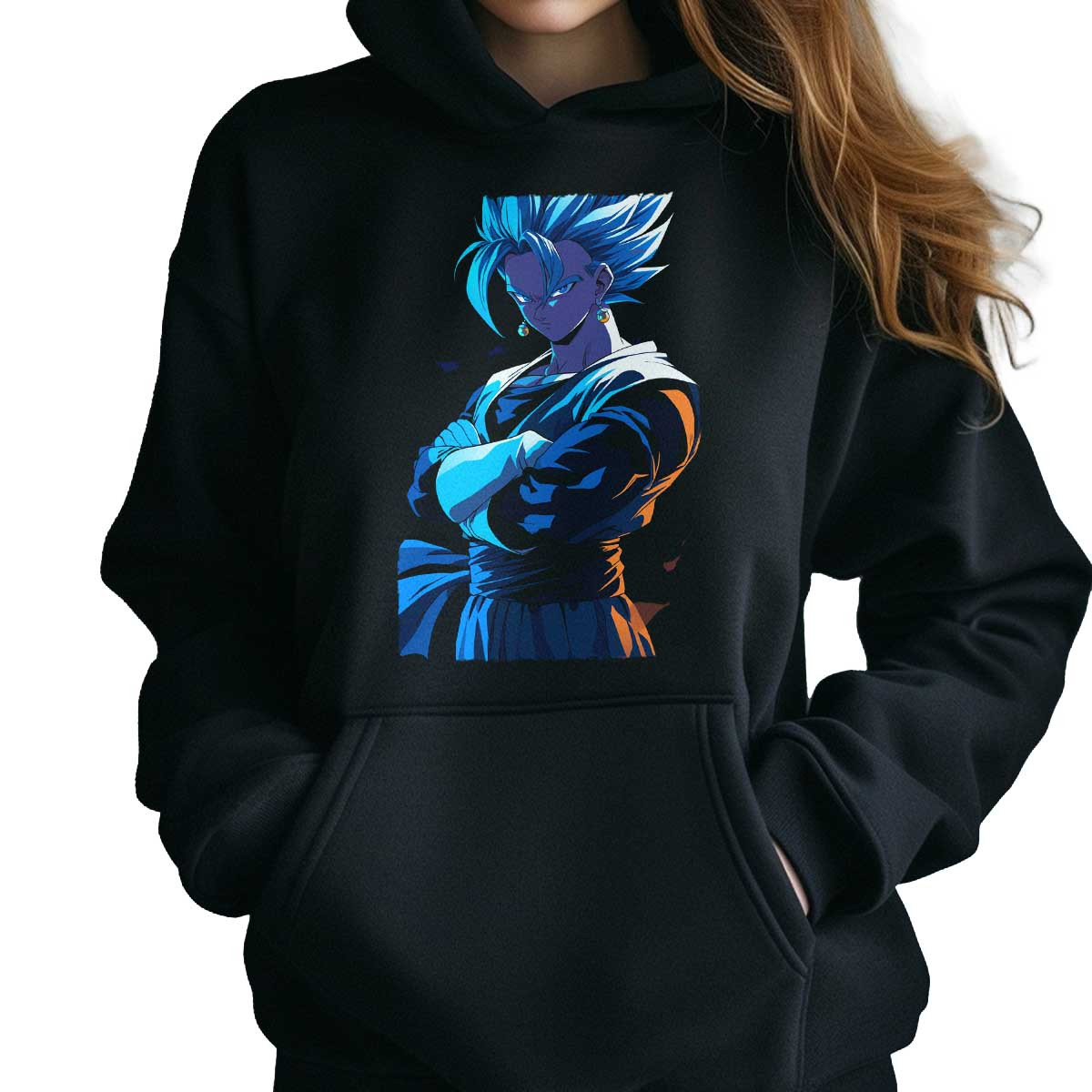 poleron-anime-vegetto-outline-drawing-prismatic-y-azul-col-23