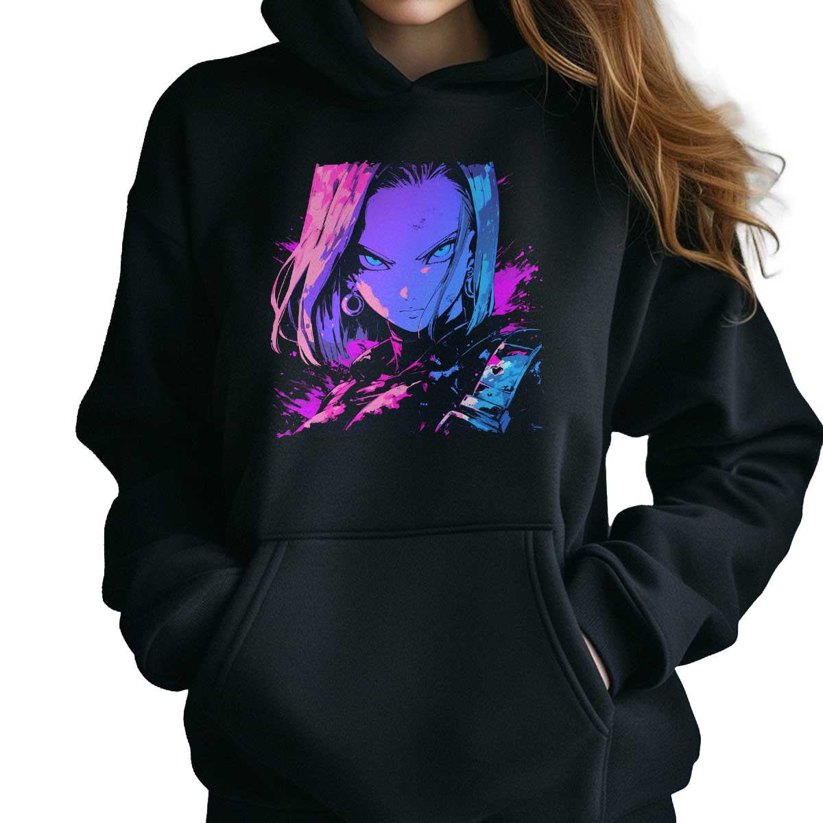 polerones-anime-android-18-cara-en-primer-plano-en-colores-mocha-y-orqu-dea