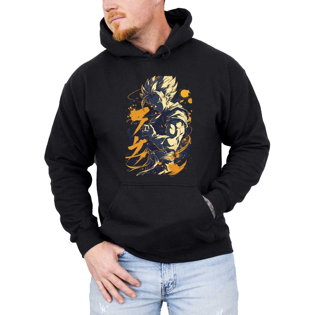 polerones-anime-hombre-capucha-estilo-vegetto-en-colores-mbar-y-oro-11