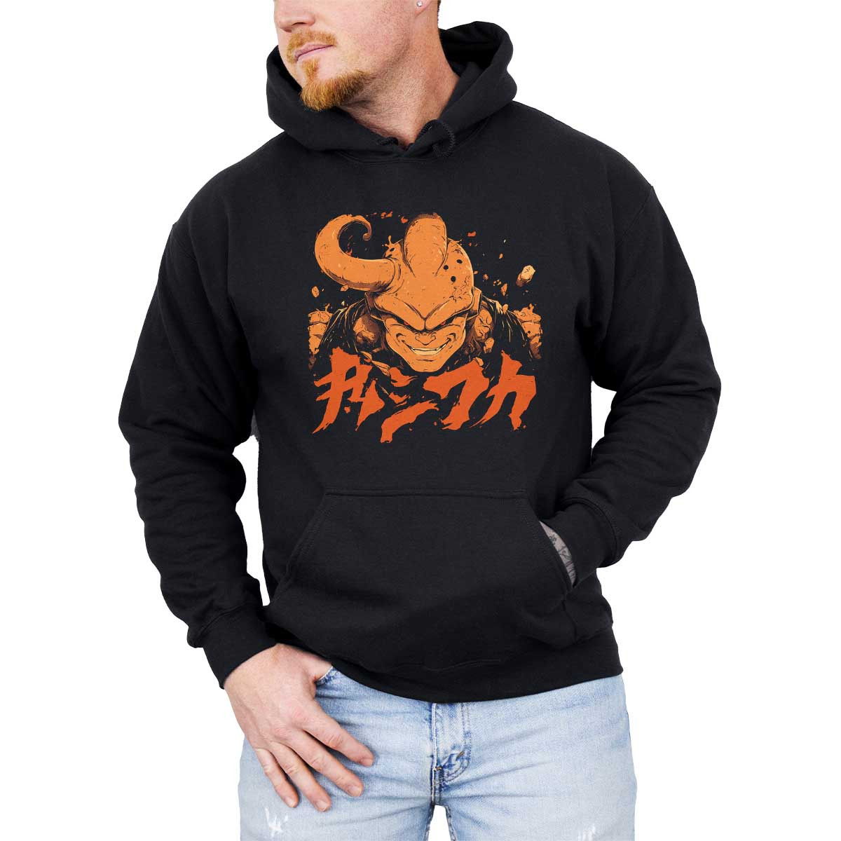 polerones-anime-hombre-majin-buu-con-sonrisa-mal-vola-en-naranja-quemado