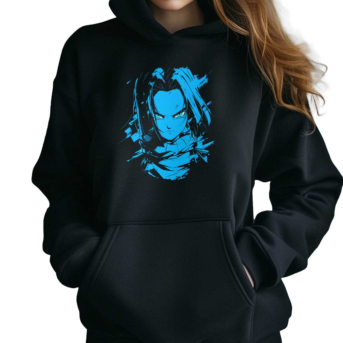 polerones-anime-manga-corta-exuberantes-android-17-en-azul-tiza-y-cielo-03