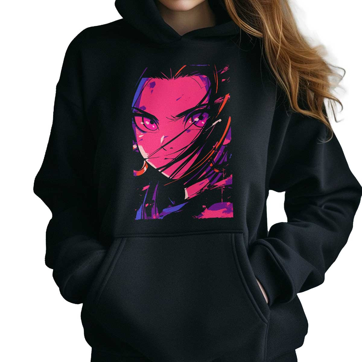 polerones-anime-mujer-arte-calle-alta-calidad-android-17-ojos-en-pastel-y-escarlata-f-03-