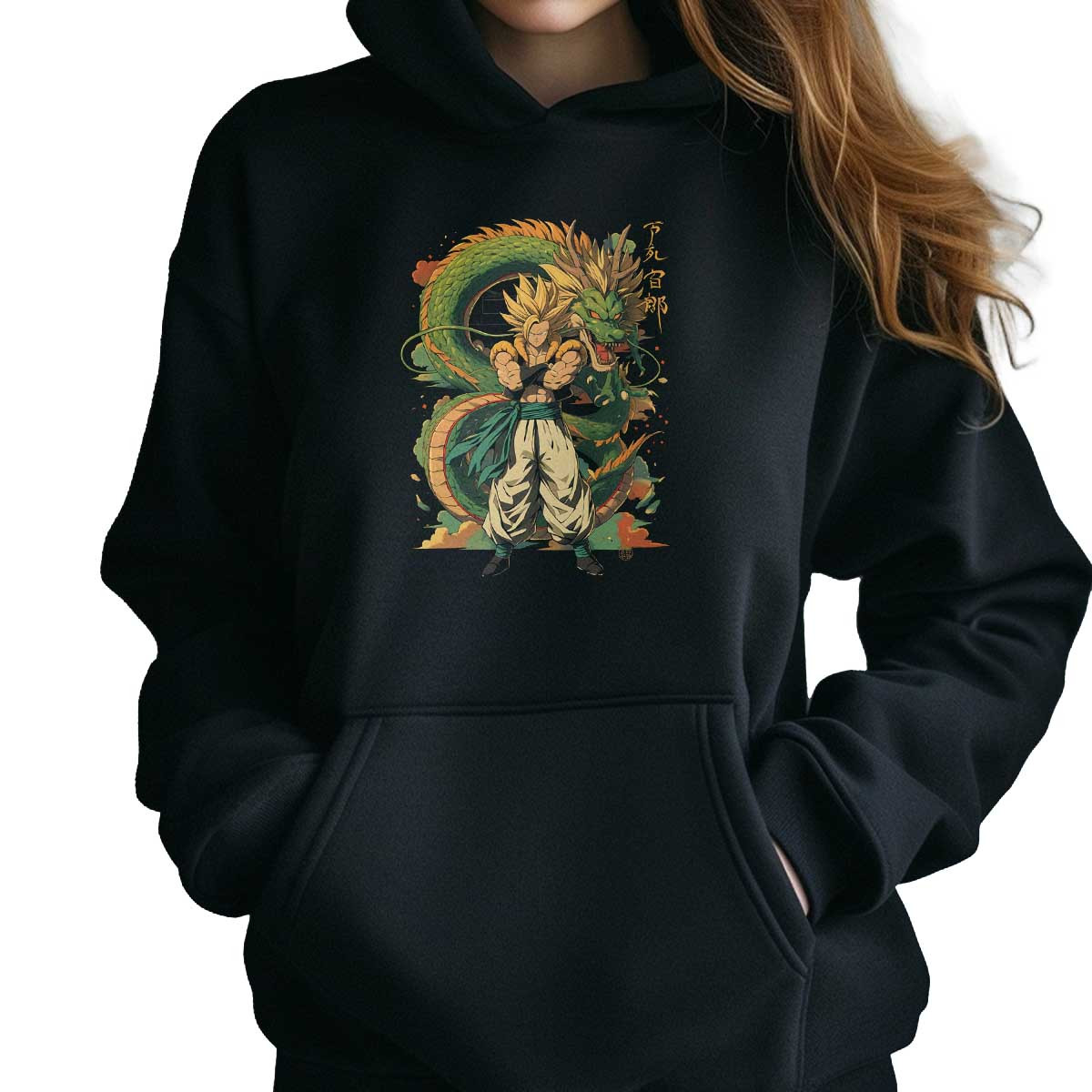 polerones-anime-mujer-estampada-estetico-gogeta-con-shenron-en-bosque-y-pavo-real-co-23