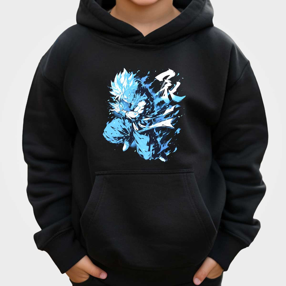 polerones-anime-unisex-goku-fuego-hielo-cielo-azul